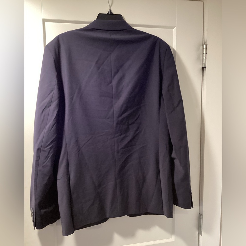 NWT Calvin Klein Size 40R Charcoal Sport Coat with Notched Lapel‎ - Picture 2 of 5